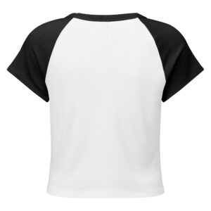 FNB Women’s micro rib raglan baby tee